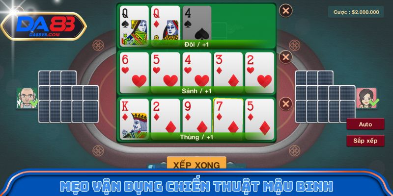 Mẹo vận dụng chiến thuật mậu binh giúp tăng tỷ lệ thắng